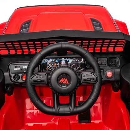 12V Off Road Kids Electric Ride On SUV W/ Remote Control - Red