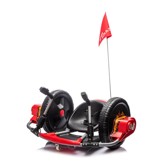 12V Spin Master 360 Degree Electric Kids Ride On Toy - Red