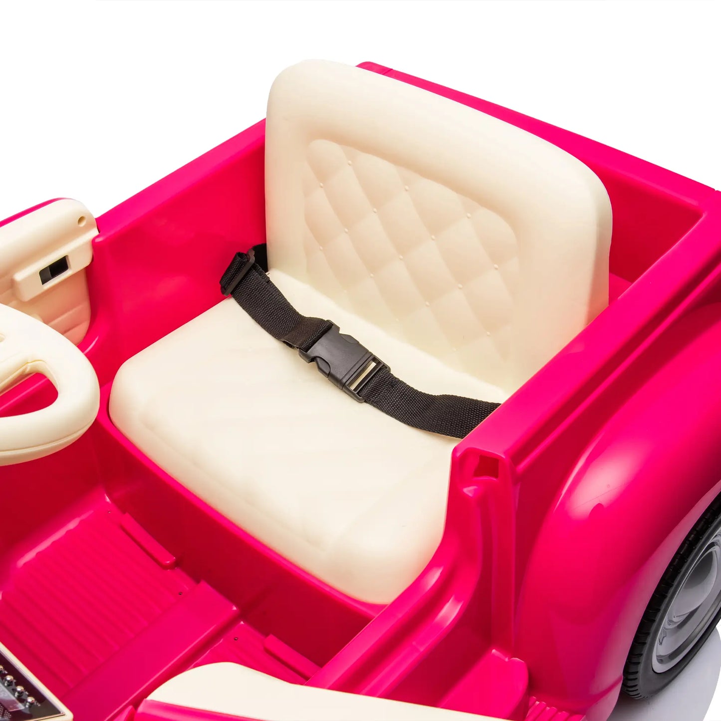 12V Vintage Chevrolet Kids Electric Ride On Sport Car W/ Remote Control - Pink