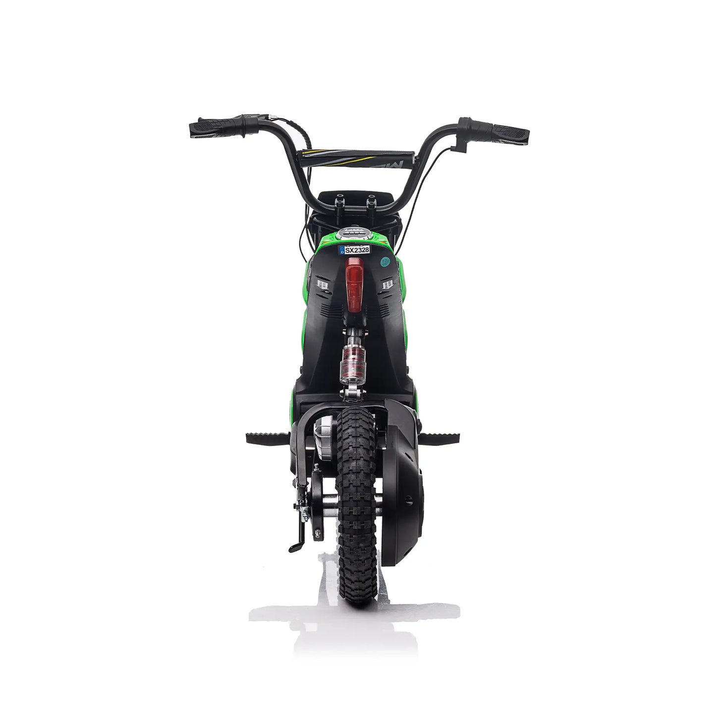 24V Dirt Master Pro Kids Electric Ride On Bike - Green