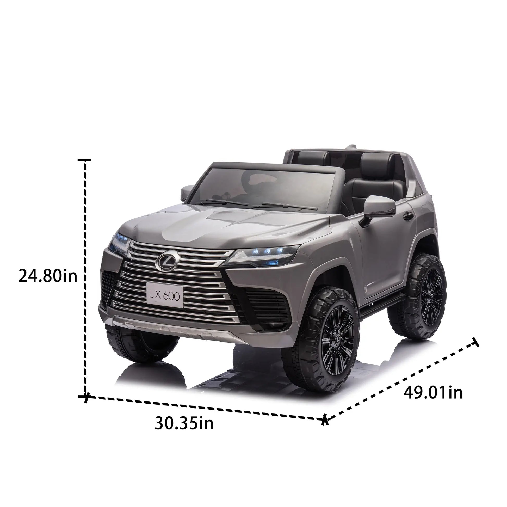 24V LEXUS Electric Ride On SUV W/ Remote Control - Grey