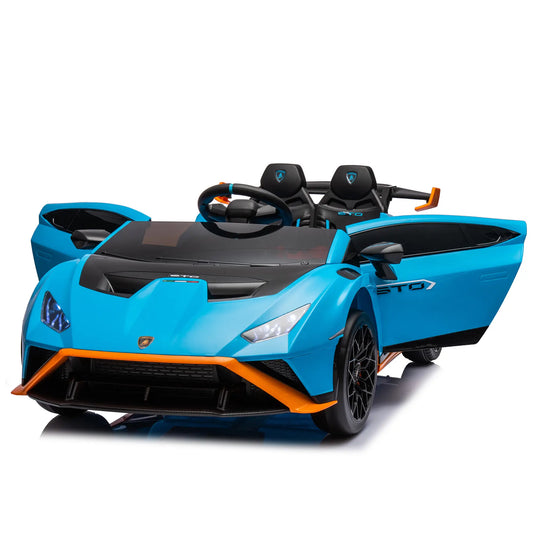 24V Lamborghini Drift Kids Electric Ride On Sport Car W/ Remote Control - Blue