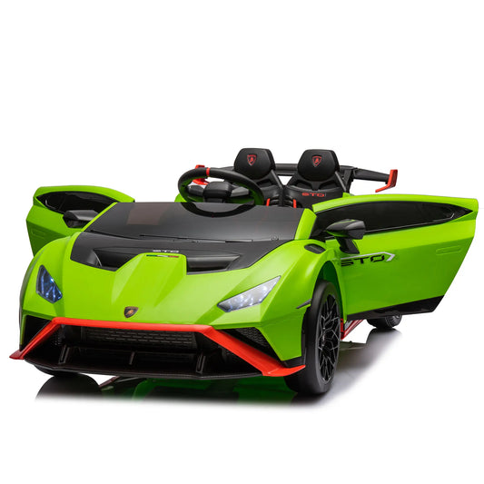 24V Lamborghini Drift Kids Electric Ride On Sport Car W/ Remote Control - Green