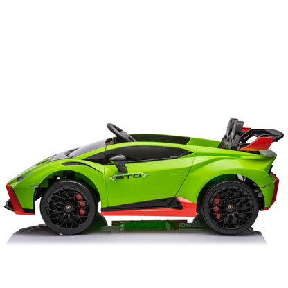 24V Lamborghini Drift Kids Electric Ride On Sport Car W/ Remote Control - Green
