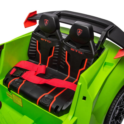 24V Lamborghini Drift Kids Electric Ride On Sport Car W/ Remote Control - Green