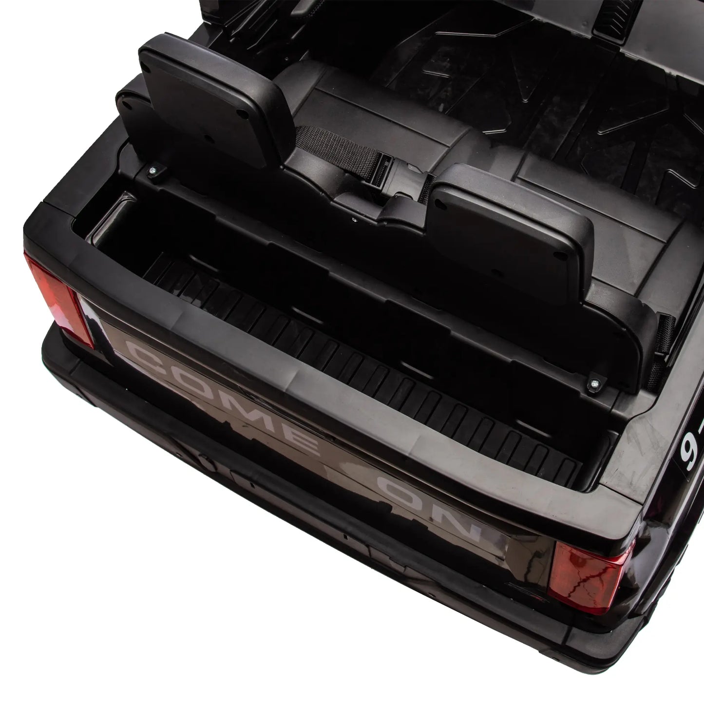 24V Police Kids Electric Ride On SUV W/ Remote Control - Black