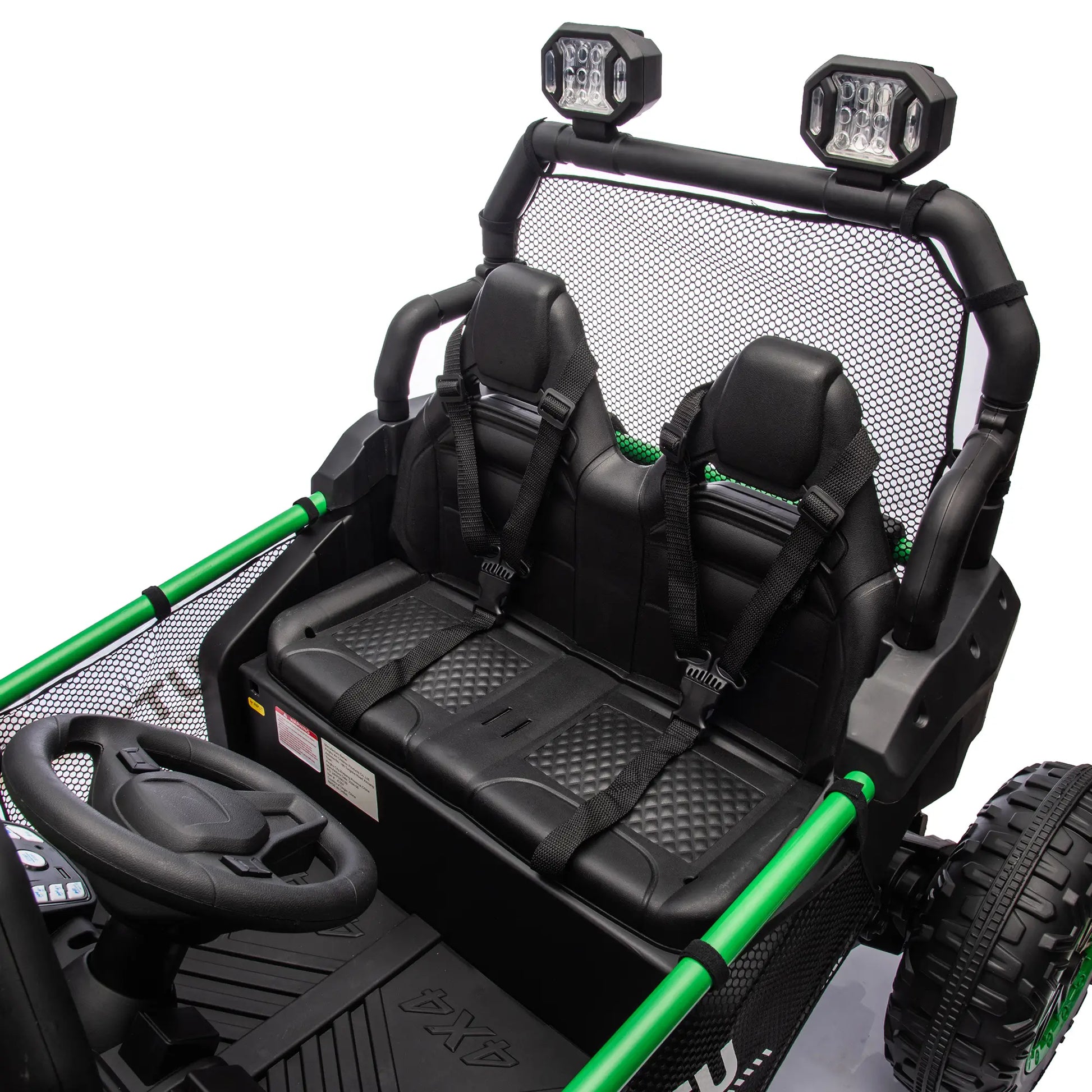 24V Rugged Kids Electric Ride On W/ Remote Control - Green