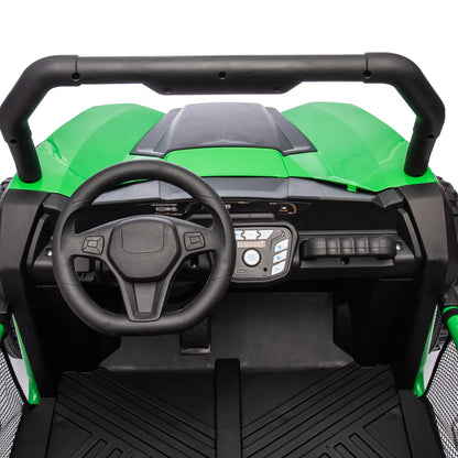 24V Rugged Kids Electric Ride On W/ Remote Control - Green