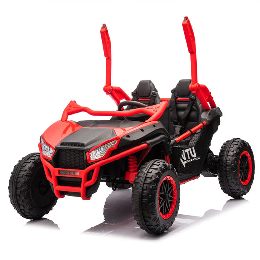 24V Trail Blazer Kids Electric Ride On UTV W/ Remote Control - Red